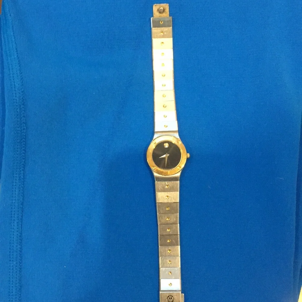 Movado Two-Tone Gold & Silver Museum Dial Ladies Watch